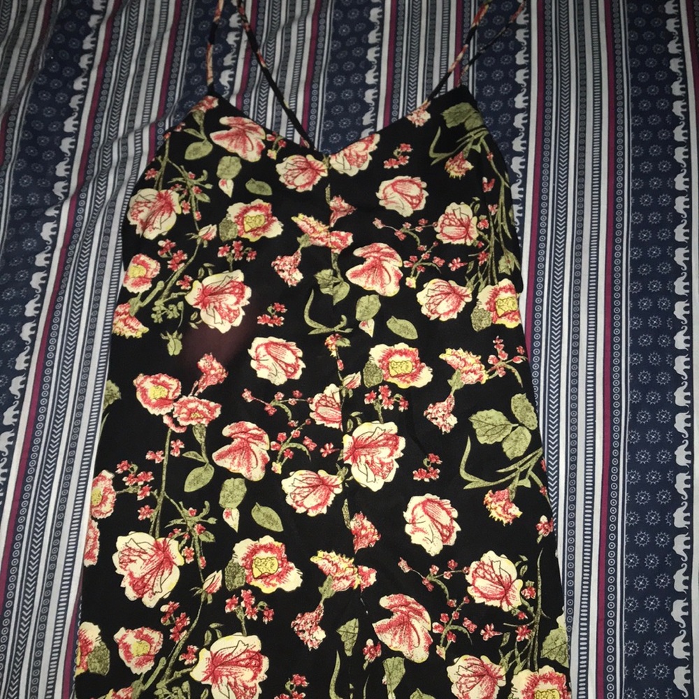 Floral short dress!